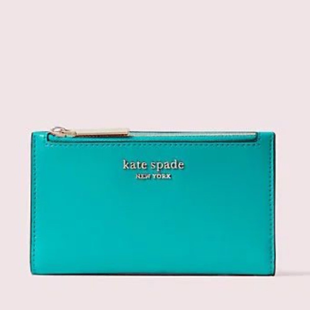 Kate Spade Spencer Small Bifold Wallet - Teal